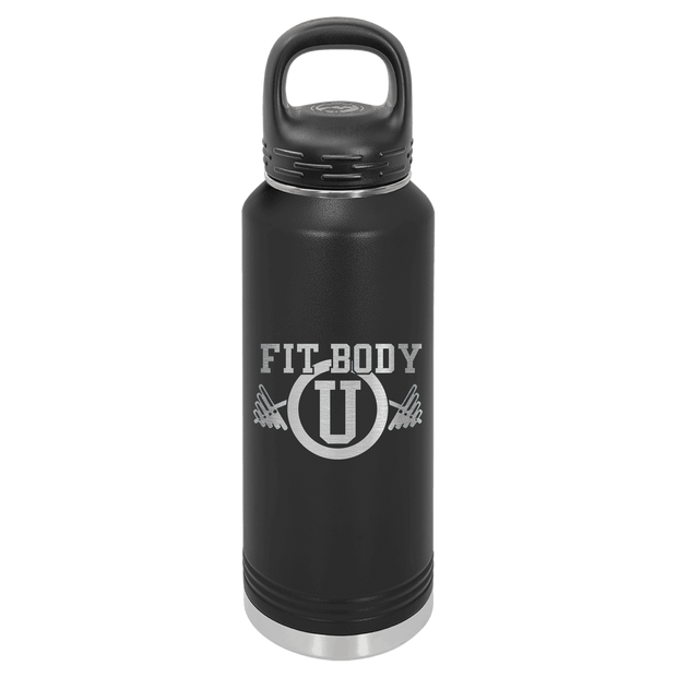 40oz 'Fit Body U' Engraved Water Bottle