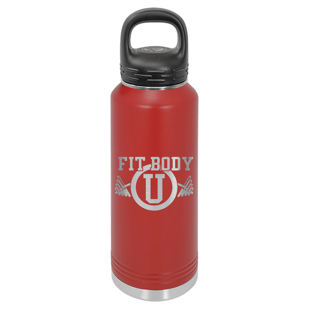 40oz 'Fit Body U' Engraved Water Bottle