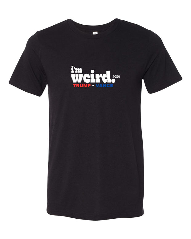 Adult I'm Weird Tri Blend Short Sleeve T-Shirt