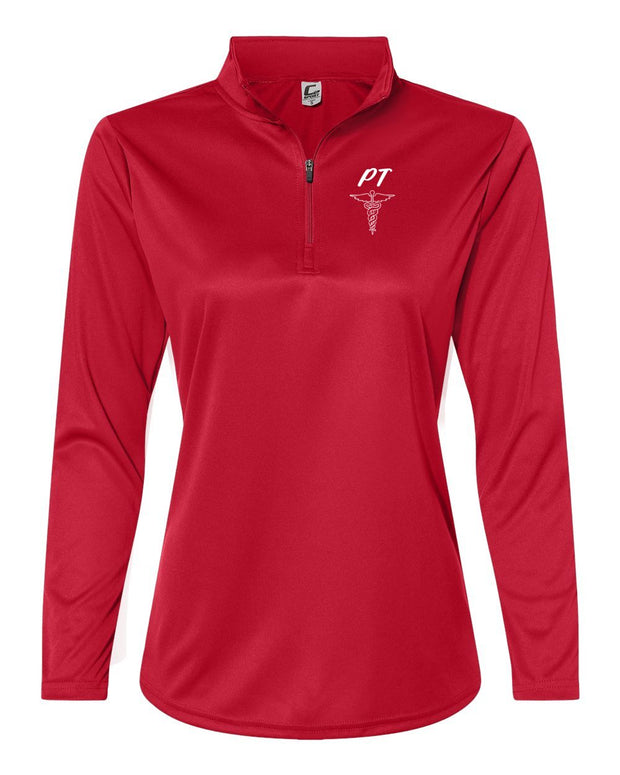 Women's KCC Physical Therapy Quarter-Zip Pullover