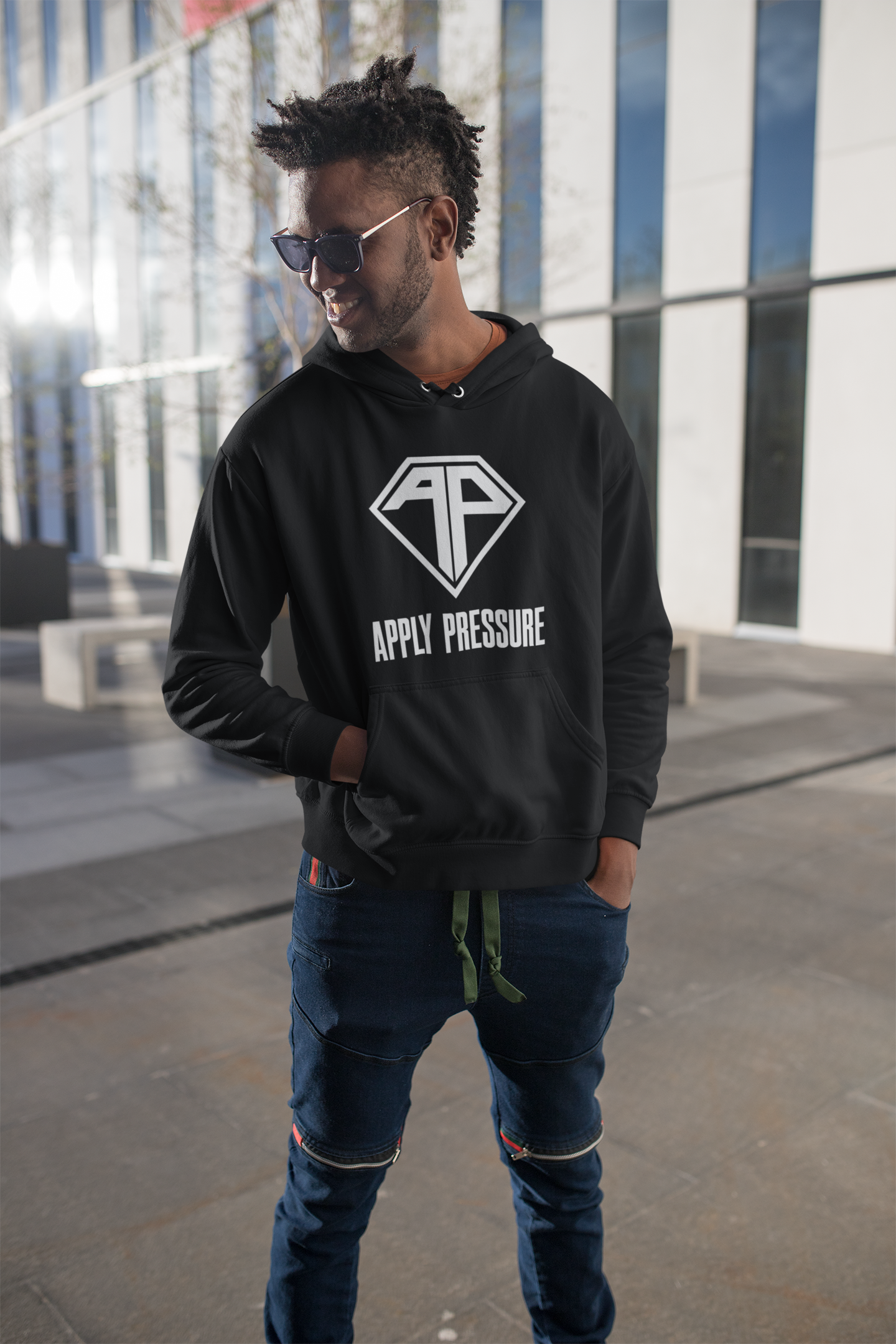 Adult Apply Pressure Hooded Sweatshirt